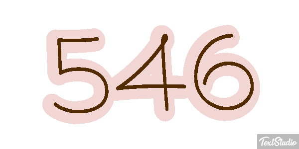 546 Text effect
