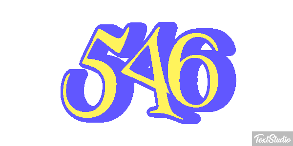 546 Text effect