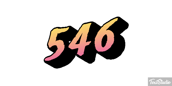 546 Text effect