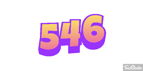 546 Text effect