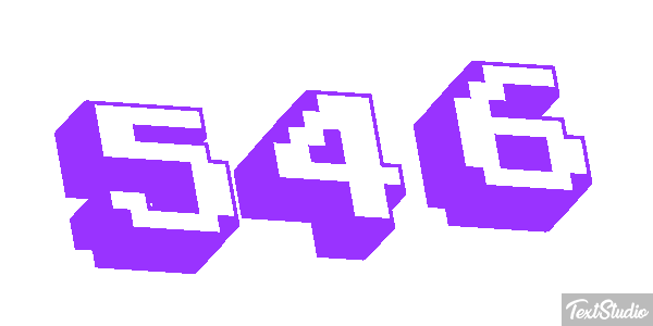 546 Text effect