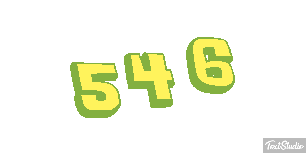 546 Text effect
