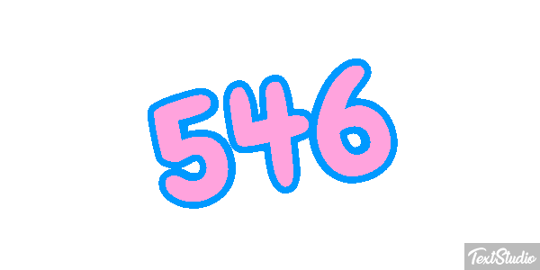546 Text effect