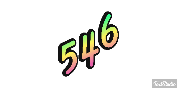 546 Text effect