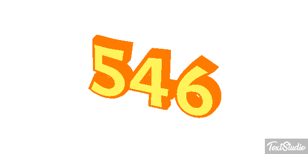 546 Text effect