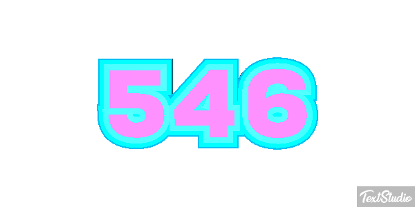 546 Text effect