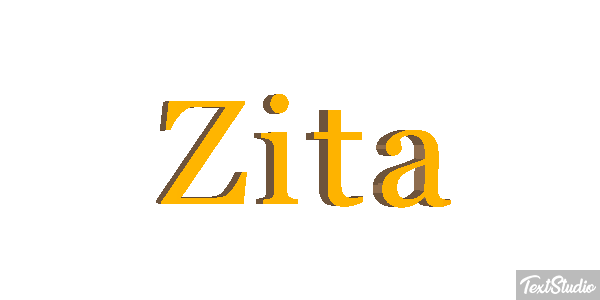 Zita Effetto testo
