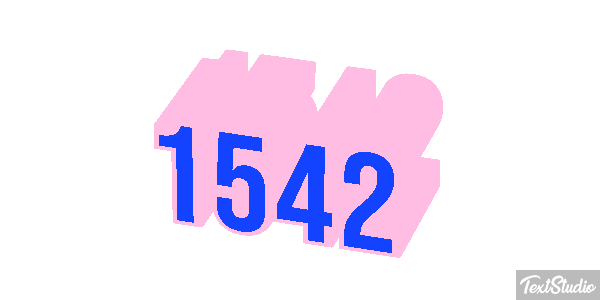 1542 Текстовый эффект