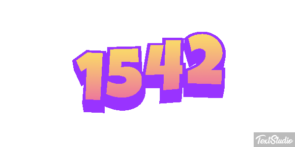 1542 Текстовый эффект