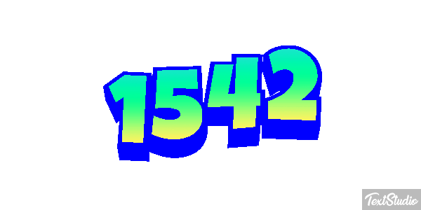 1542 Текстовый эффект