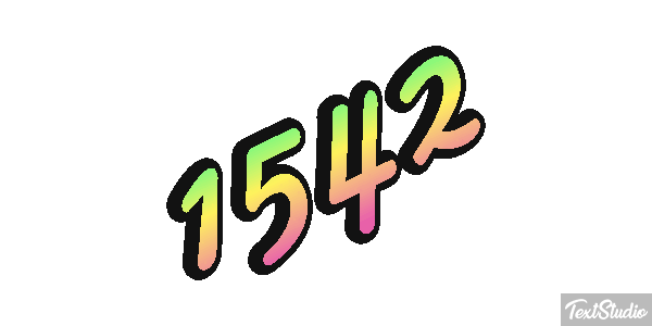 1542 Текстовый эффект