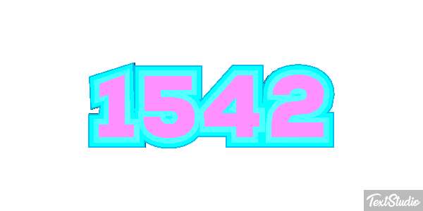 1542 Текстовый эффект