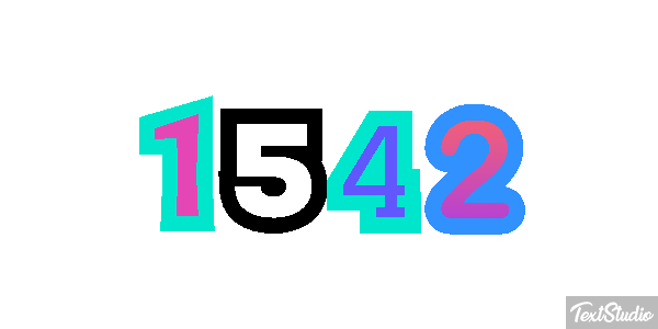 1542 Текстовый эффект