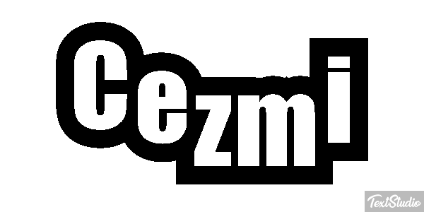 Cezmi Effet de texte