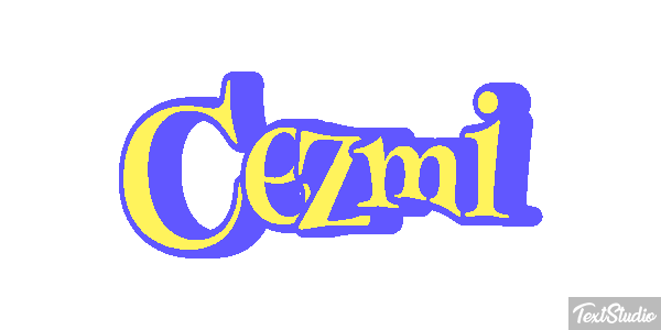 Cezmi Effet de texte