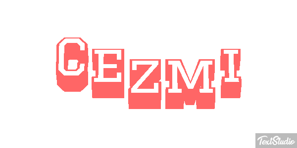 Cezmi Effet de texte