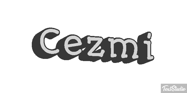 Cezmi Effet de texte