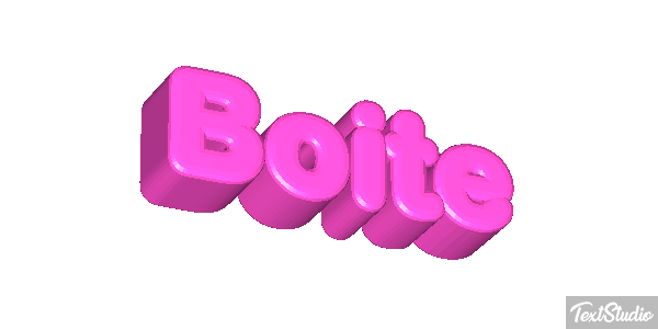 Boîte Text effect