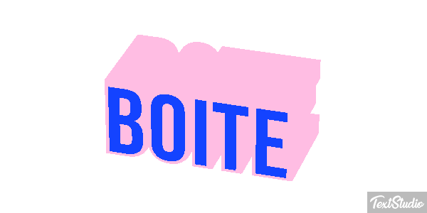 Boîte Text effect