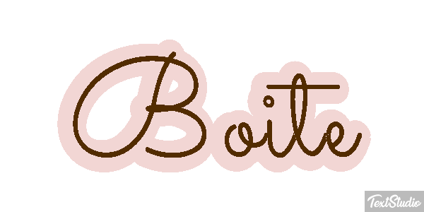 Boîte Text effect
