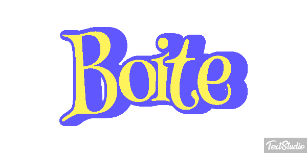 Boîte Text effect