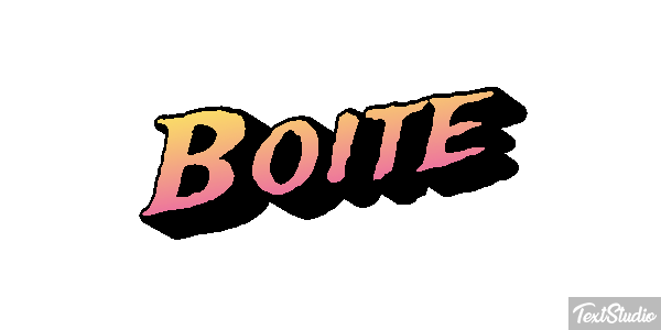 Boîte Text effect