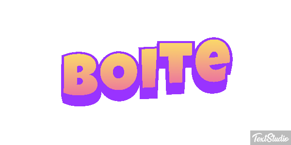 Boîte Text effect