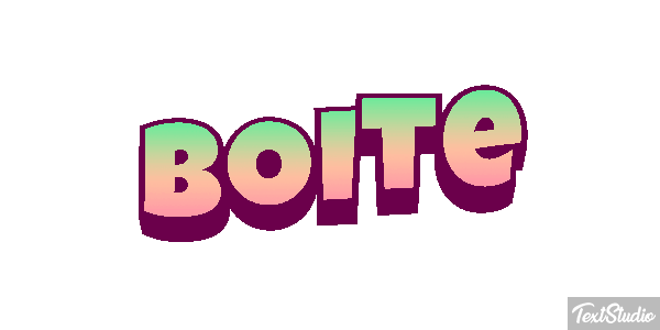 Boîte Text effect