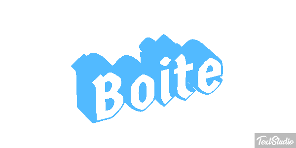 Boîte Text effect