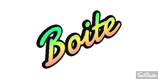 Boîte Text effect
