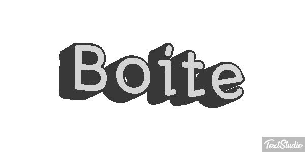 Boîte Text effect