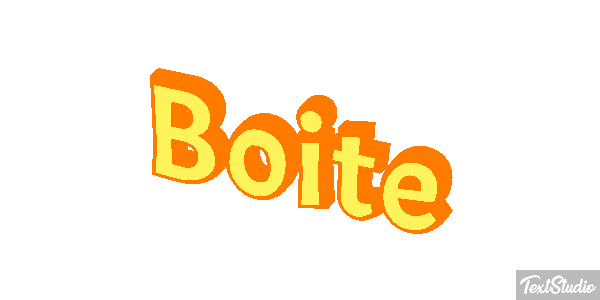 Boîte Text effect