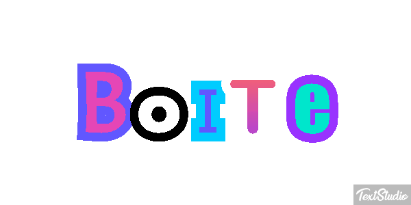 Boîte Text effect