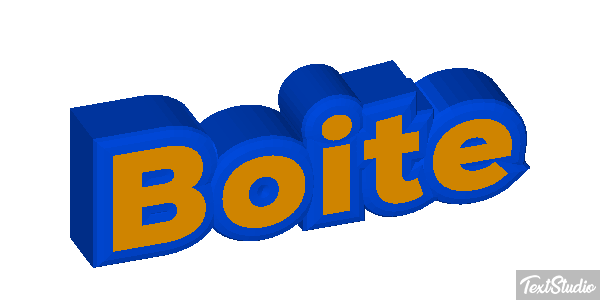 Boîte Text effect