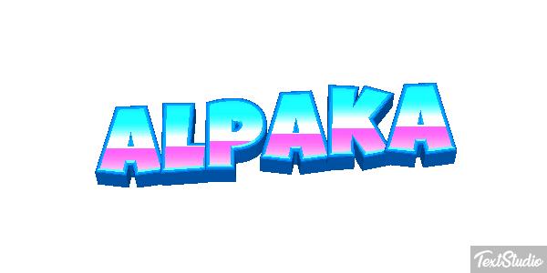 Alpaka Texteffekt