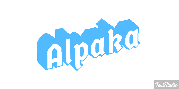 Alpaka Texteffekt