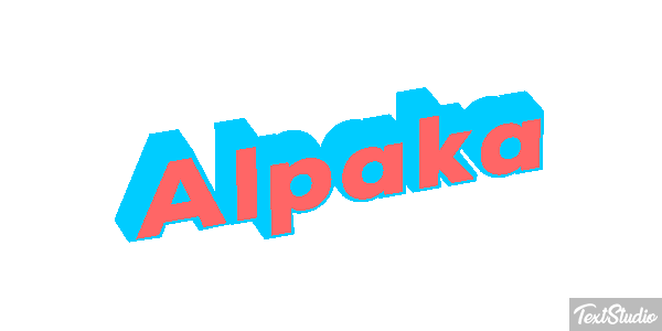 Alpaka Texteffekt