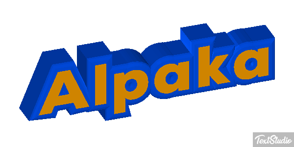 Alpaka Texteffekt