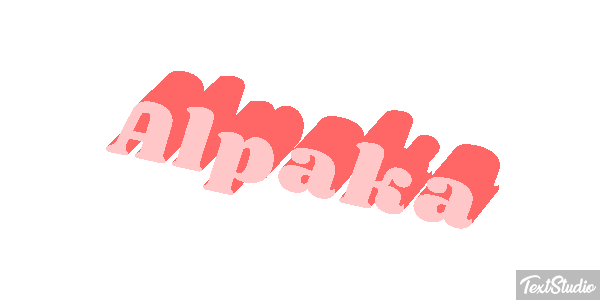 Alpaka Texteffekt