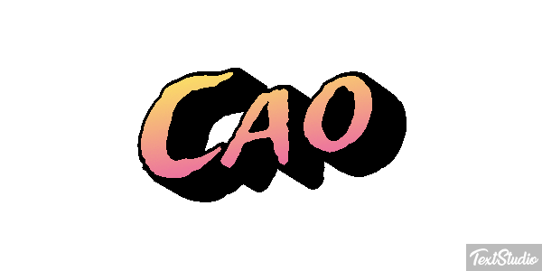 Cao Text effect