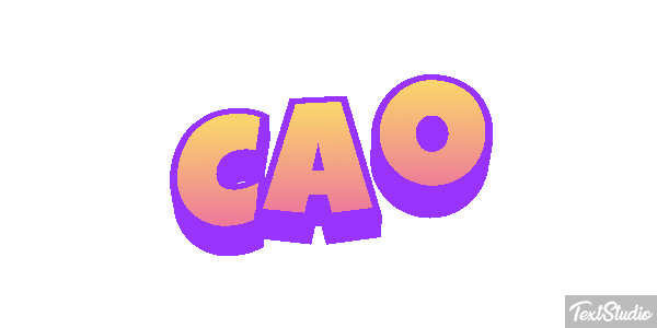Cao Text effect