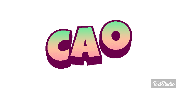 Cao Text effect