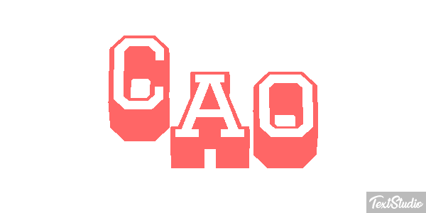 Cao Text effect