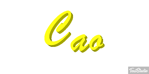 Cao Text effect