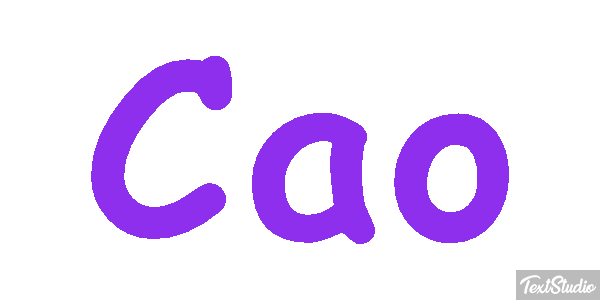Cao Text effect