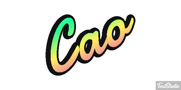 Cao Text effect