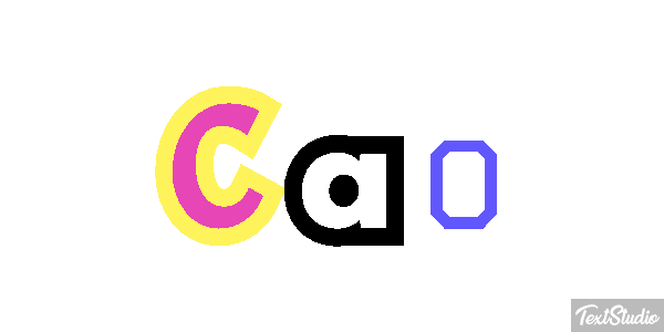 Cao Text effect