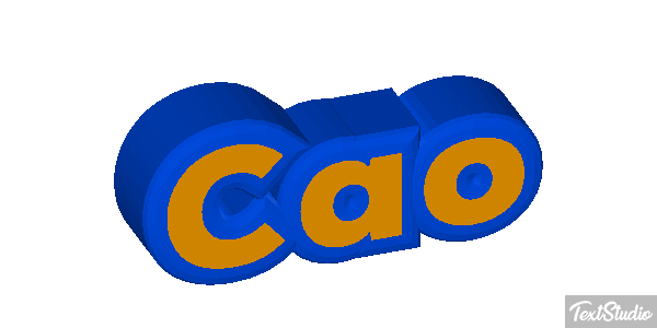 Cao Text effect