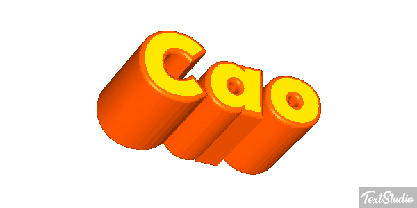 Cao Text effect