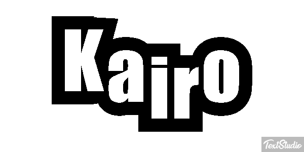 Kairo Efekt tekstowy